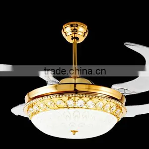 Elegant European Style Ceiling Fan Light thumbnail-3