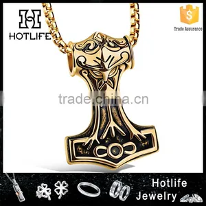 Animal Shaped Alphabet Letters 18K Gold Plating Guardian Spirit Pendant thumbnail-1