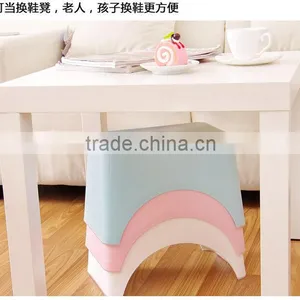 Creative Fashion Plastic Stool Children's Stool Bath Stool in Shoes Stool Small Wooden Bench thumbnail-1