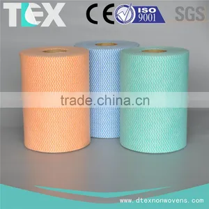 [D-TEX] Rayon and Polyester Spunlace Nonwoven Fabric Material for Disposable Cleaning Wipes thumbnail-6