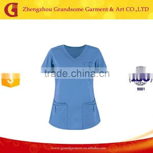 Cheap Anti-bacteria Tunic Medical Scrubs for Women thumbnail-1