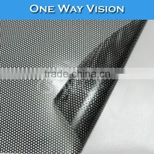 Printed Vinyl Self Adhesive One Way Privacy Window Film thumbnail-3