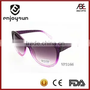 Colorful Fashion Cheapest China Made Branded Sunglasses With Grid Pattern thumbnail-2