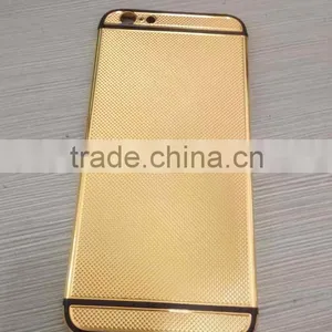 24kt Gold Grid Design for IPhone 6s Rear Housing Bezel thumbnail-1