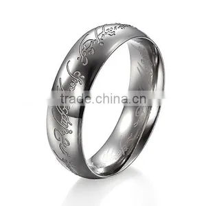 Best Selling Products Fashion Stainless Steel Dubai Design Silver Ring thumbnail-5