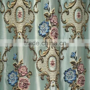 Customize Jacquard Embroidery Living Room Curtain Window Curtains Curtain Fabric Home Decoration thumbnail-5