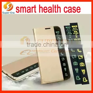 Smart Health Flip Leather Case for Samsung Galaxy s6 S6edge Case Nice Perfect Using thumbnail-3