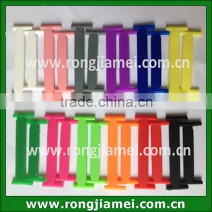 Wholesale Top Selling Colorful Silicone Shoelaces in Flat for Holiday thumbnail-5