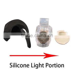 2 LED Colorful Bike Lights LED Silicone Front & Rear Warning Light thumbnail-2