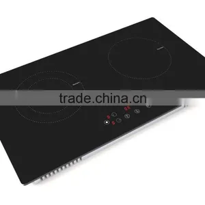 Hybrid Cooker Digital LED Display 220V-240V Metal /plastic Cover Two Burners Induction Mixed Infrared Cooker thumbnail-2