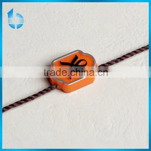 Cotton Hemp Cord Double Insertion Hang String Seal Tag for Brand Garment thumbnail-1