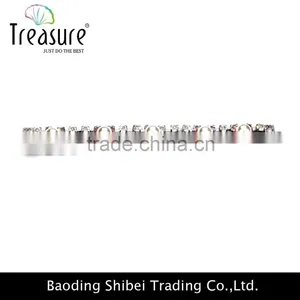 China Cheap Wholesale Pearl Rhinestone Mosaic Bracelet Jewelry New Design in 2016 thumbnail-3