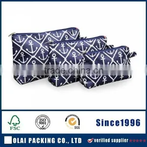 Promotional Cheap Blue Cosmetic Bag for Handing thumbnail-1