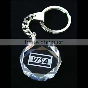 Crystal Ball Led Crystal Light Keychain 3d Laser Engraved Keychain thumbnail-2