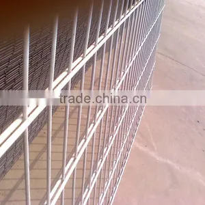 High Strength Pvc Coated Wel Mesh Fence,square Hole Double Fencing for Sale,ISO:2008,SGS,CE,20 Years Factory thumbnail-1