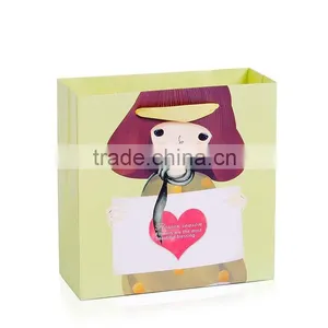 Pretty Girl Paper Bag for Many Colors thumbnail-1