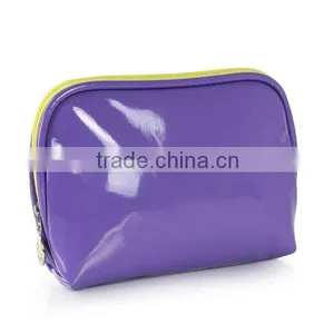 PU Cosmetic Bag With Piping thumbnail-1