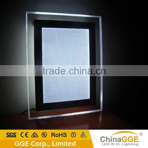 Ultra Thin LED Sign Pictures Frame Backlit LED Illuminated Sign Acrylic LED Frames Custom Light Box Quality Choice thumbnail-6