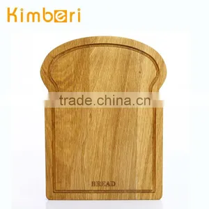 Creative Kitchen Bread Shaped Acacia Wooden Cutting Board thumbnail-1