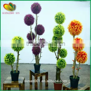Hot Sale Artificial Topiary Glass Ball Frame thumbnail-1