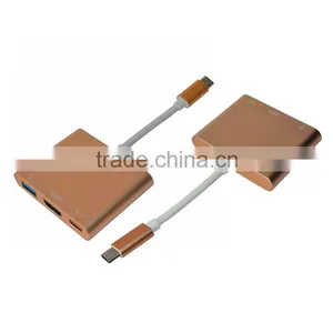 Wholesale USB 3.1 Type-c Hub Adapter for Apple Products Type c Hub thumbnail-4
