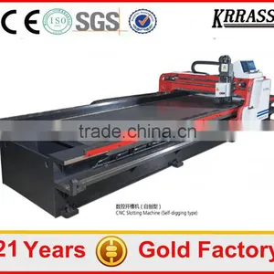 CHINA BEST 3 Meters Metal Sheet v Groove Machine, CNC v Groove Machine thumbnail-1