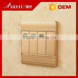 Luxury Design Electric Wall Switch 4 Gang Light Intermediate Switch for Home thumbnail-2