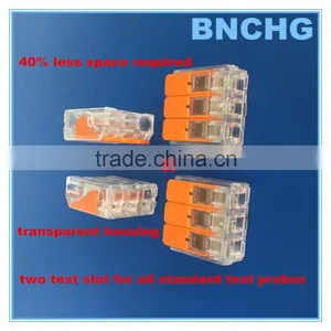 New Hot Sale Replace Wago 221 Type 40% Smaller Than Wago 222 Push In Electrical Wire Connectors for All Wire Types thumbnail-3