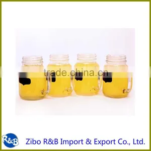 460ML Glass Mason Jar With Decal thumbnail-3