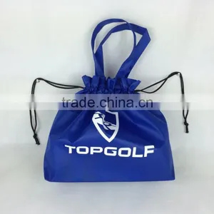 Lead-free Shell Cinch Tote Non Woven Drawstring Gift Bag thumbnail-4