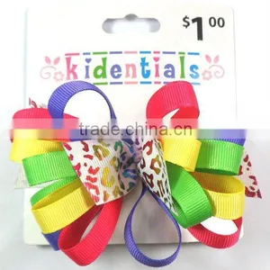 Leopard Ribbon Hairclip MY20111221-13 thumbnail-1