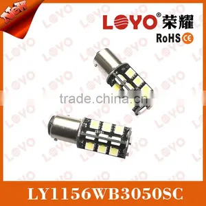 Hot Sale 30pcs Lot Car Led Lamp 1156 Base 5050 Smd Turn Signal Reverse Light thumbnail-1