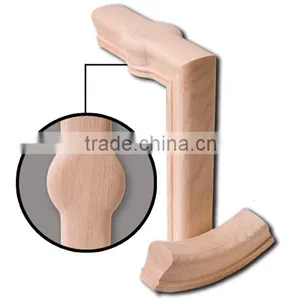 Indoor Stairs Handrail Designs, Wood Stairs thumbnail-1