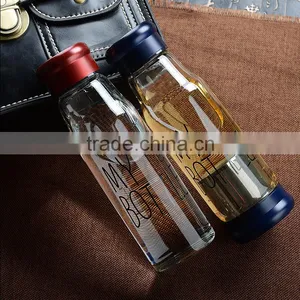 Borosilicate Water Glass Bottle thumbnail-2