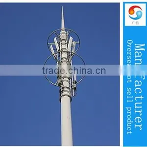 Strong Wind Resistance GPS Telecom Tower Pole thumbnail-1