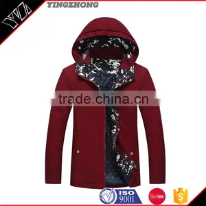 Wholesale Hevay Navy Cotton Mens Custom Winter Jacket thumbnail-4