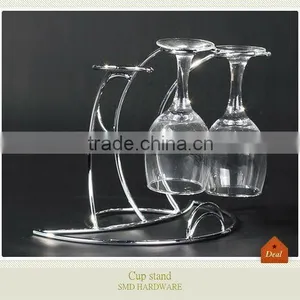 Chrome Wine Cup Holder for 3 Cups thumbnail-1