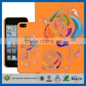 C&T Ctunes Series Luxury Gold Siliver Foil Hard Plastic Case for Iphone 5 thumbnail-1