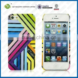 Customized Case With Streak Pattern PC Hard Cover for Iphone 5 5C thumbnail-1
