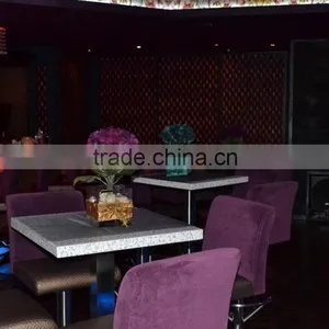 Artificial Imitation Stone Resin Pebble Panel for Pebble Table Top Design thumbnail-2