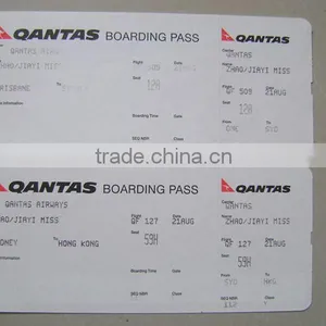 Airline Thermal Paper Boarding Passes Tickets Printed thumbnail-5