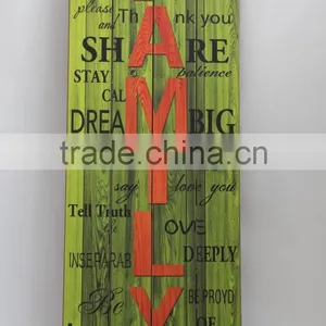 Home Decoration Wooden Plaque Painting thumbnail-3