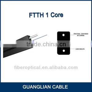 2016 Hot G657A 1 Core Ftth Optical Fiber Cable Price per Meter thumbnail-1