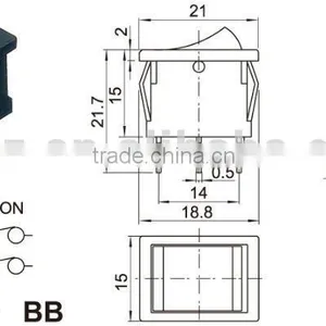 Zhejiang 16A Lighted Rocker Switch,home Appliance Rocker Switch,air Blower Rocker Switch thumbnail-3