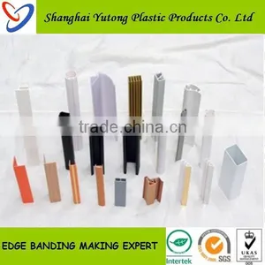 Wood Color 18mm Plastic T Shape Pvc Desk Strips thumbnail-1