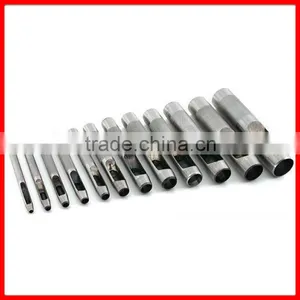 12pc Hollow Punch Leather Punch Tool Set thumbnail-1