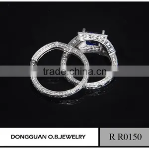 Hot Sale Handmade Engagement CZ Ring 925 Silver With Rhodium Plated Jewelry Wholesale thumbnail-5