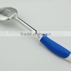 Stainless Steel Type With Plastic Handle Food Grade Safe Kitchen Tool Cooking Spoon thumbnail-4