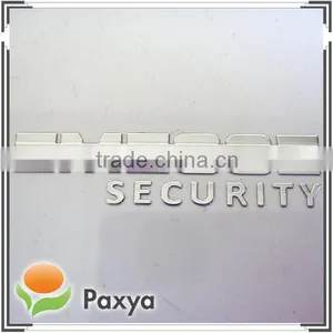 Custom Silver Individual Company Logo Sticker thumbnail-1