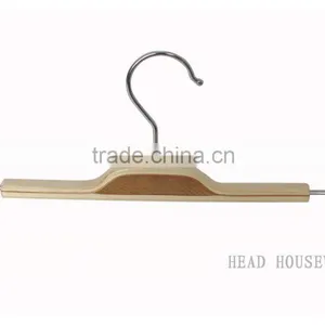100% Wooden Pants Hanger With Clips, Handwork Wood Hanger and Hot Sale Hanger thumbnail-2